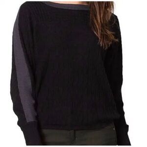 Prana Margo Color Block 100% Cotton Sweater - Women’s S